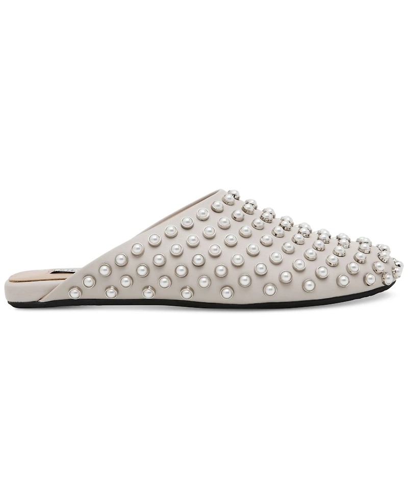 Steve Madden Women's Glimmer Embellished Slide Mule Clogs