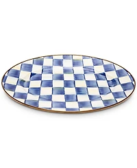 Mackenzie- Childs Royal Check Small Oval Platter