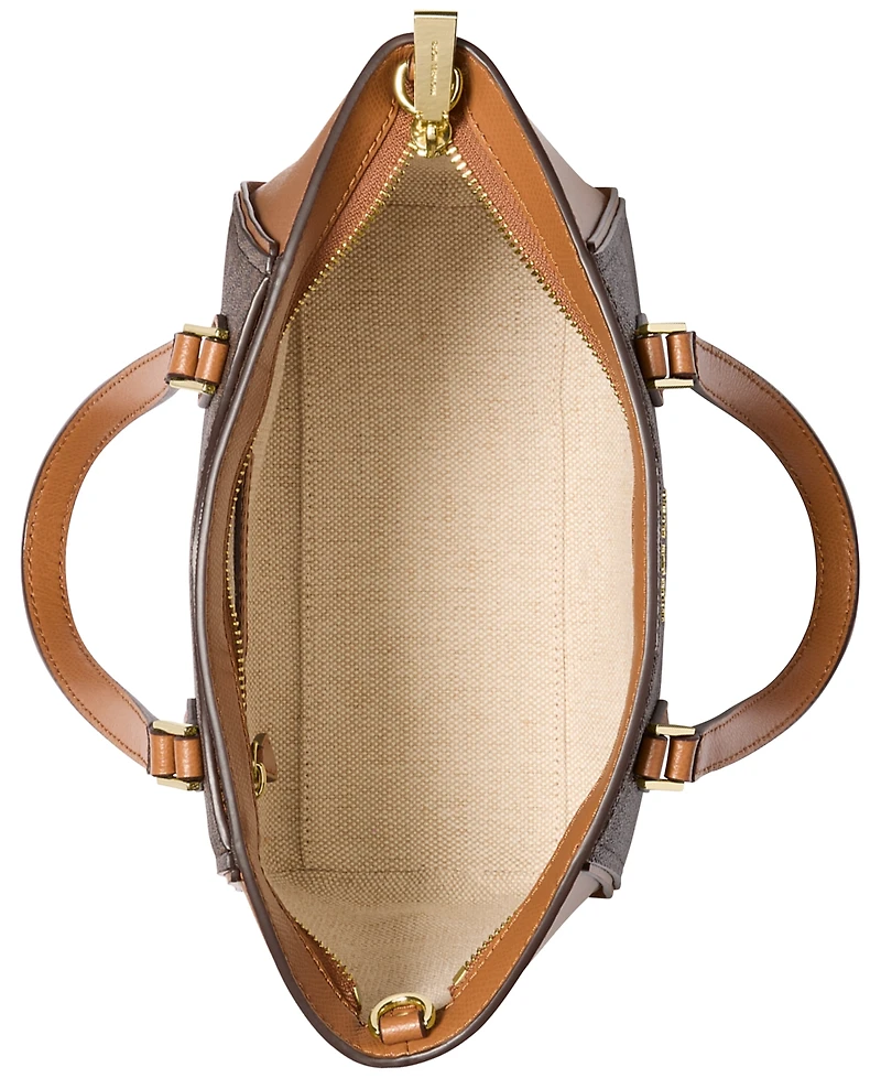 Michael Kors Taryn Logo Small Convertible Top Zip Crossbody