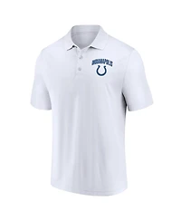 Fanatics Men's Indianapolis Colts Lockup Two-Pack Polo Shirt Set