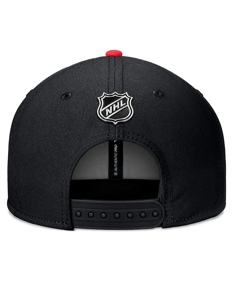 Fanatics Men's Black New Jersey Devils 2024 Nhl Draft Snapback Hat