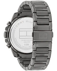 Tommy Hilfiger Men's Quartz Grey Ionic Plated Steel Watch 46mm