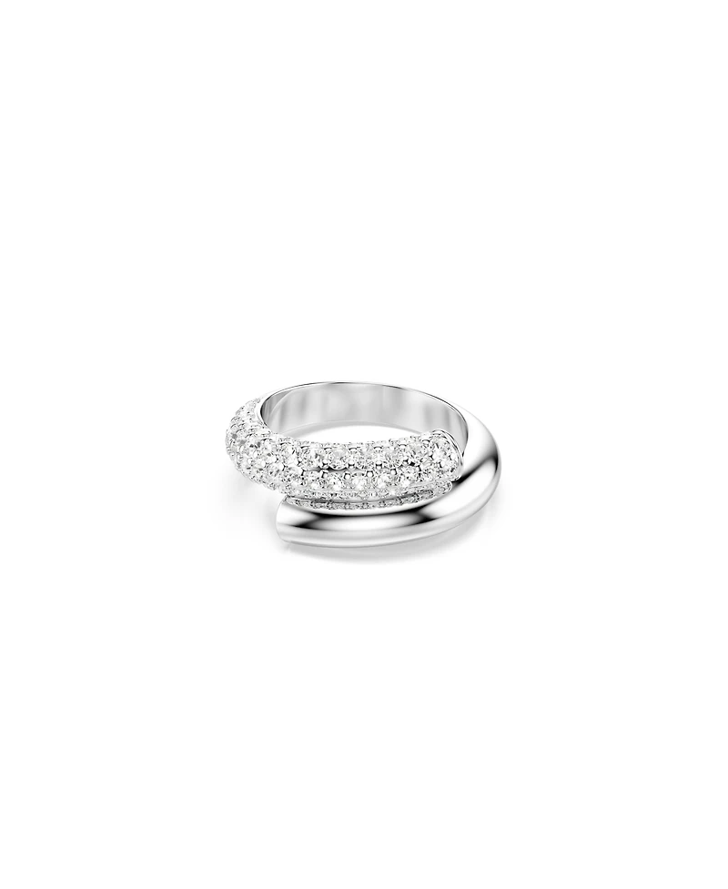 Swarovski White, Rhodium Plated Dextera Ring