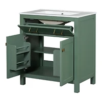 Streamdale Elegant 30-inch Modern Bathroom Vanity with Ample Storage
