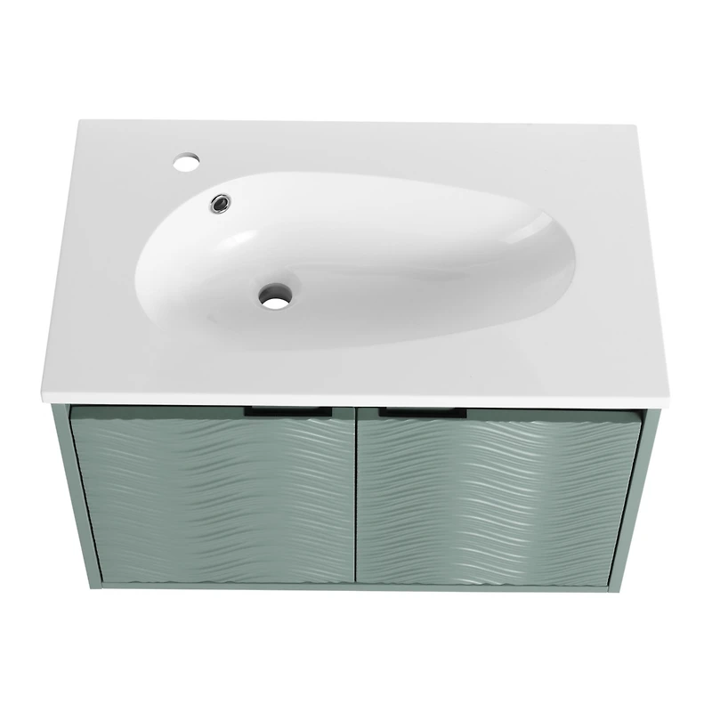 Streamdale 30" Wall-Mount Vanity with Soft-Close Doors