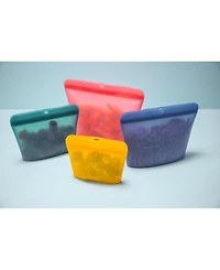 Tupperware 4-Piece Ultimate Silicone Storage Bag Set