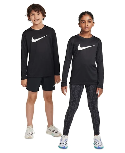 Nike Big Kids Legend Dri-fit Long-Sleeve T-Shirt