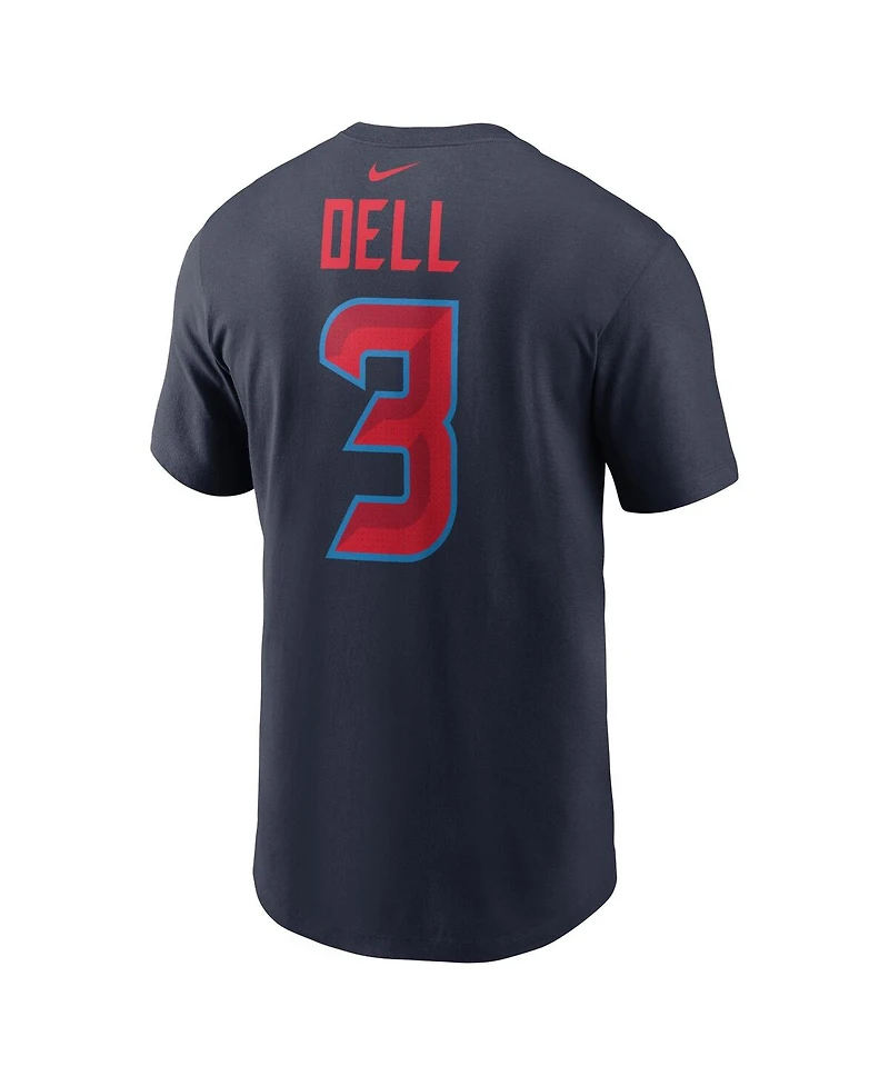 Nike Men's Tank Dell Navy Houston Texans Name Number T-Shirt