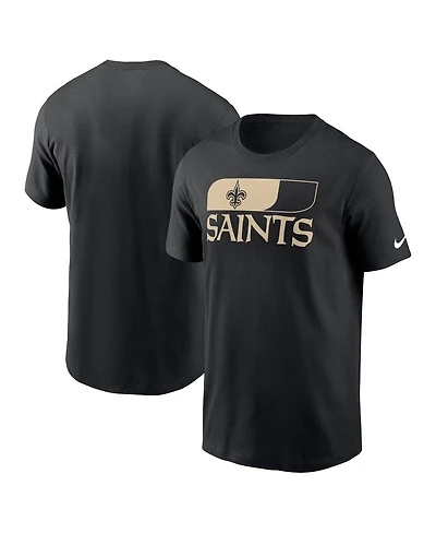 Nike Men's Black New Orleans Saints Air Essential T-Shirt