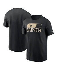 Nike Men's Black New Orleans Saints Air Essential T-Shirt