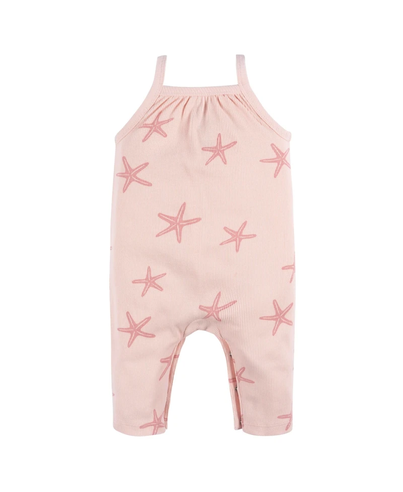 Gerber Baby Girls Sleeveless Long-Leg Romper