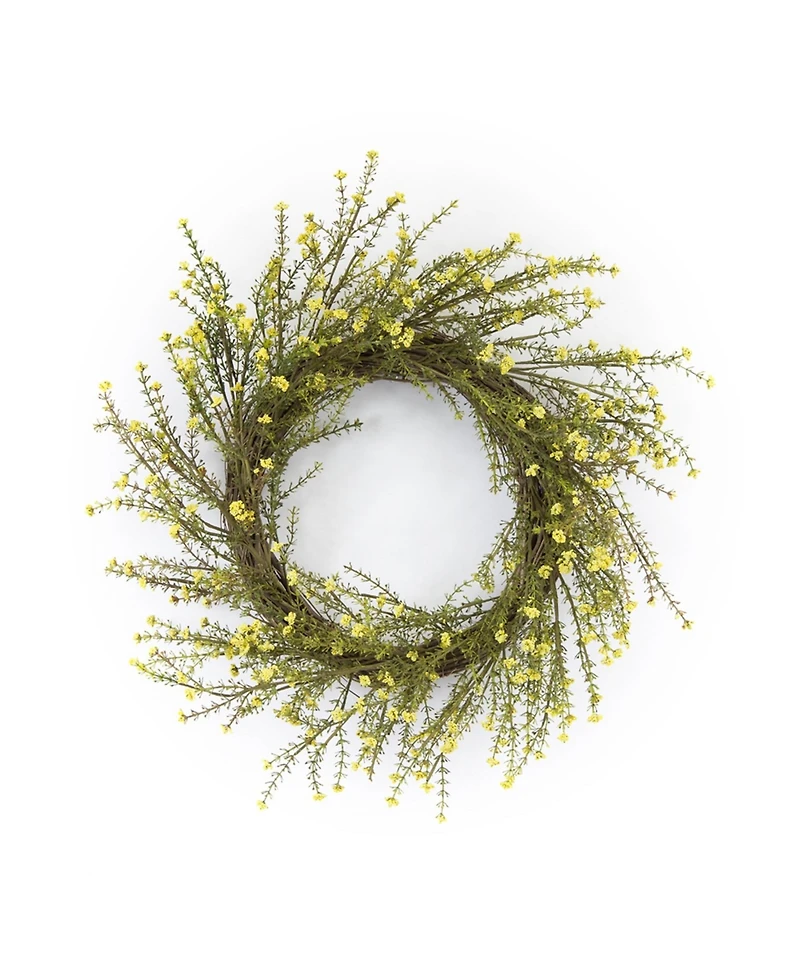Slickblue Miniature Floral Wreath - Petite Handcrafted Decor Accent for Home