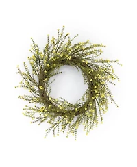 Slickblue Miniature Floral Wreath - Petite Handcrafted Decor Accent for Home