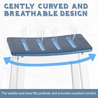Aoodor Outdoor Bar Stools,Set of 2 Bar Chairs, 28 Inch Hdpe Patio Counter Height Bar Stools with Footrest for Backyard, Garden, Lawn and Patio