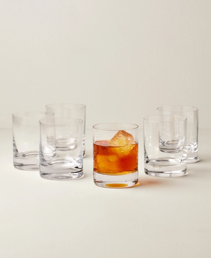 Lenox Tuscany Classics Cylinder Double Old Fashioned Glasses, Set Of 6