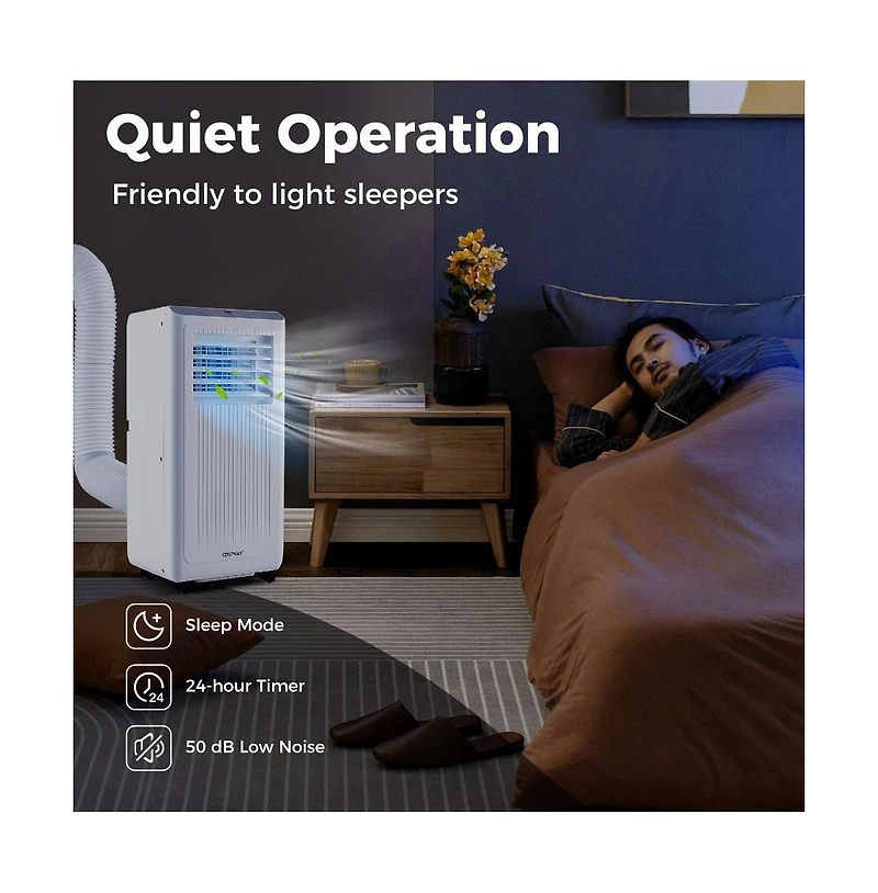 10000 Btu Portable Air Conditioner 3 in 1 Ac Unit Fan and Dehumidifier