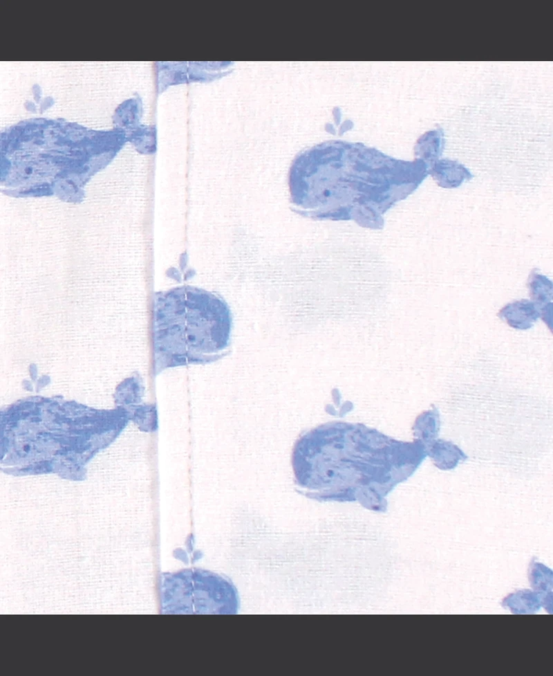 Hudson Baby Boys 8-Piece Cotton Flannel Nursery Essential Set Swaddle Blankets & Burp Cloths