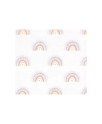 Hudson Baby Girls 4Pk Flannel Receiving Blanket (Cotton Poly)