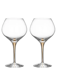 Orrefors Intermezzo Bouquet Stemware Set of 2
