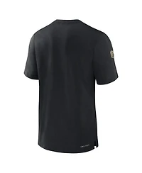 Nike Men's Black New Orleans Saints Sideline Player Performance T-Shirt