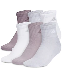 adidas Women's Athletic Cushioned Quarter Socks, Pack of 6