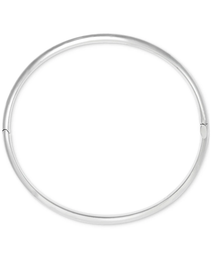 Polished Hinged 8mm Bangle Bracelet 10k Gold