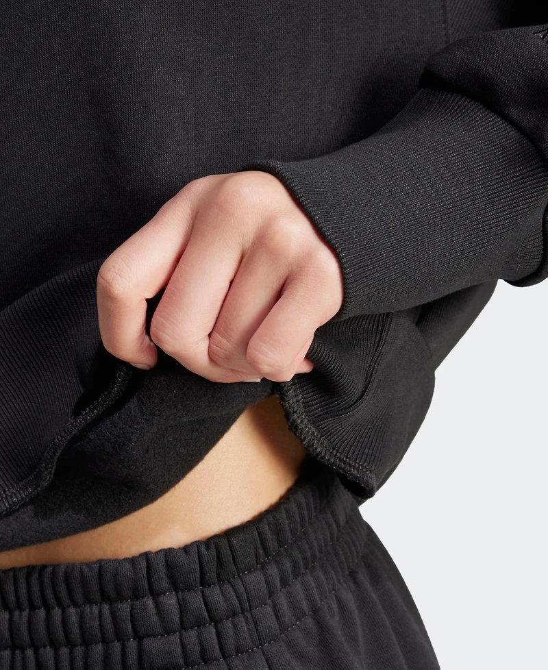 Adidas Women's All Szn Loose Fit Fleece Sweatshirt