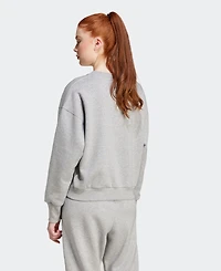 Adidas Women's All Szn Loose Fit Fleece Sweatshirt