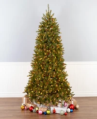 National Tree Company Dunhill Fir Hinged Tree, 7.5 feet.
