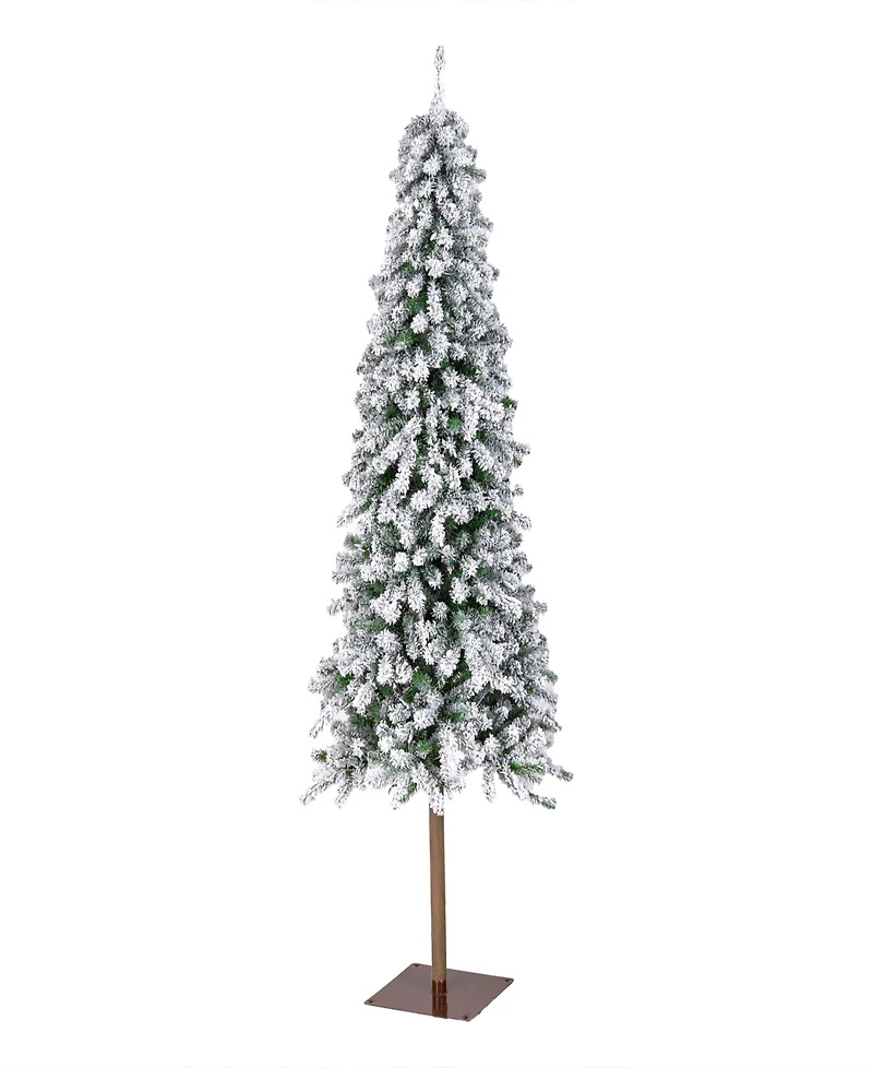 National Tree Company Flocked Grand Alpine Tree, 6.5 feet.