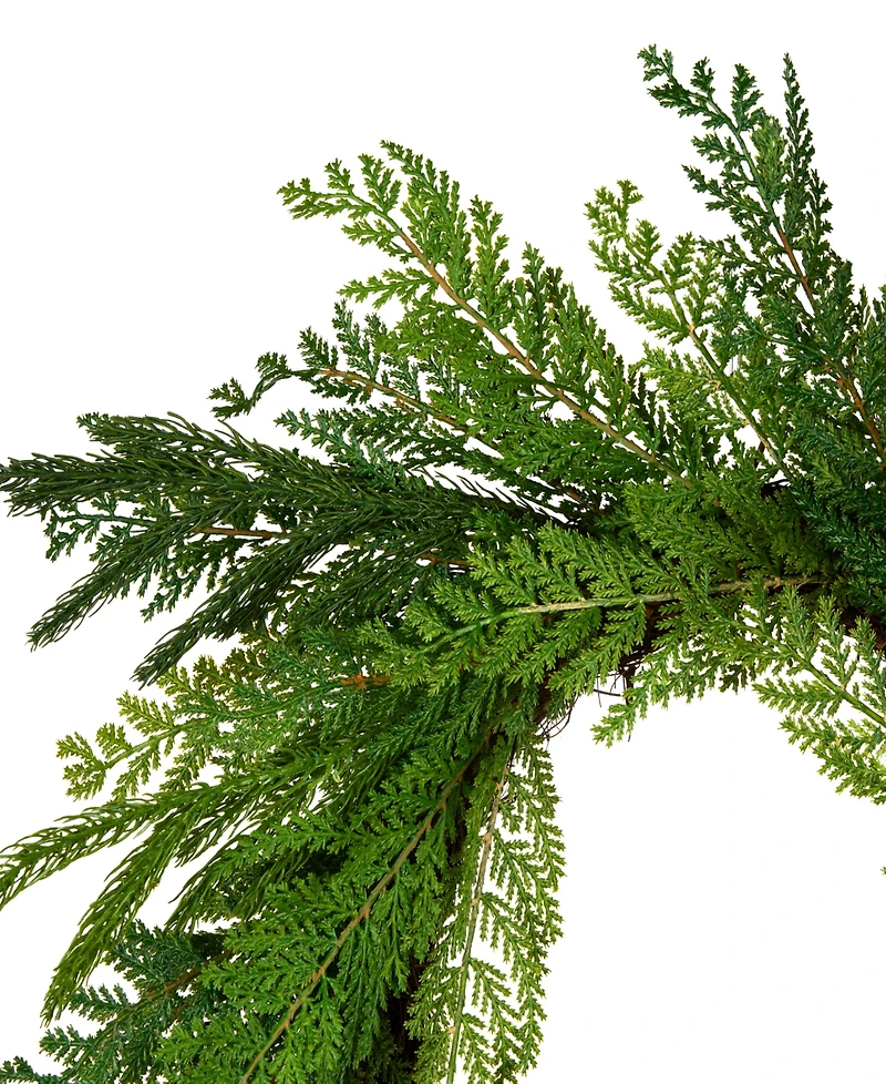 National Tree Company Christmas Cottage Wreath, 24 Inches