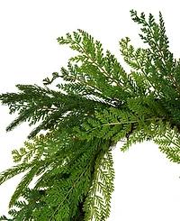 National Tree Company Christmas Cottage Wreath, 24 Inches
