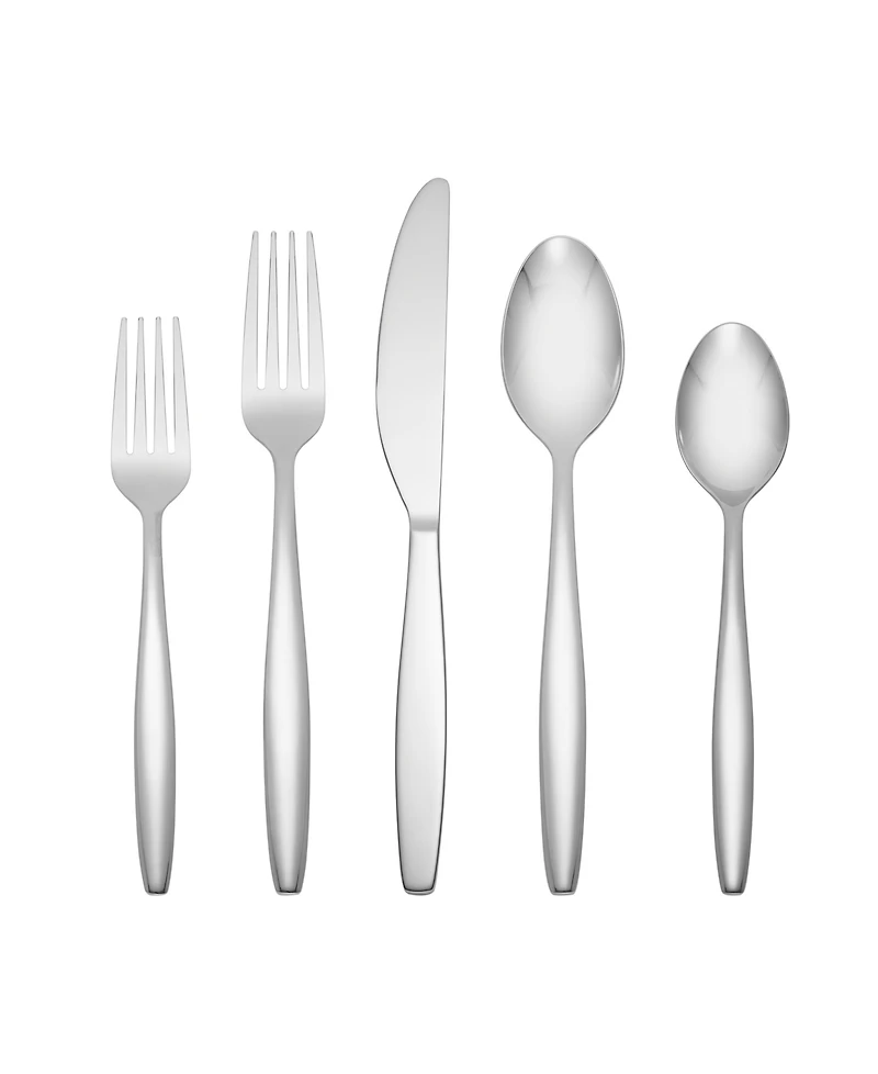 Cambridge Silversmiths Stainless Steel Holton Mirror 67-Piece Flatware Set, Service for 12