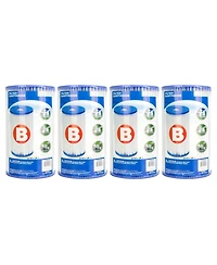 Intex Easy Set Type B Replacement Filter Cartridge for Swimming Pools, (4 Pack