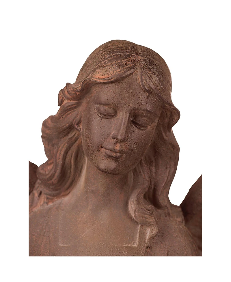 Kensington Hill Large English Tudor Angel Garden Statue Sculpture Catholic Religious Holy Decor Outdoor Garden Porch 41 1/2" High