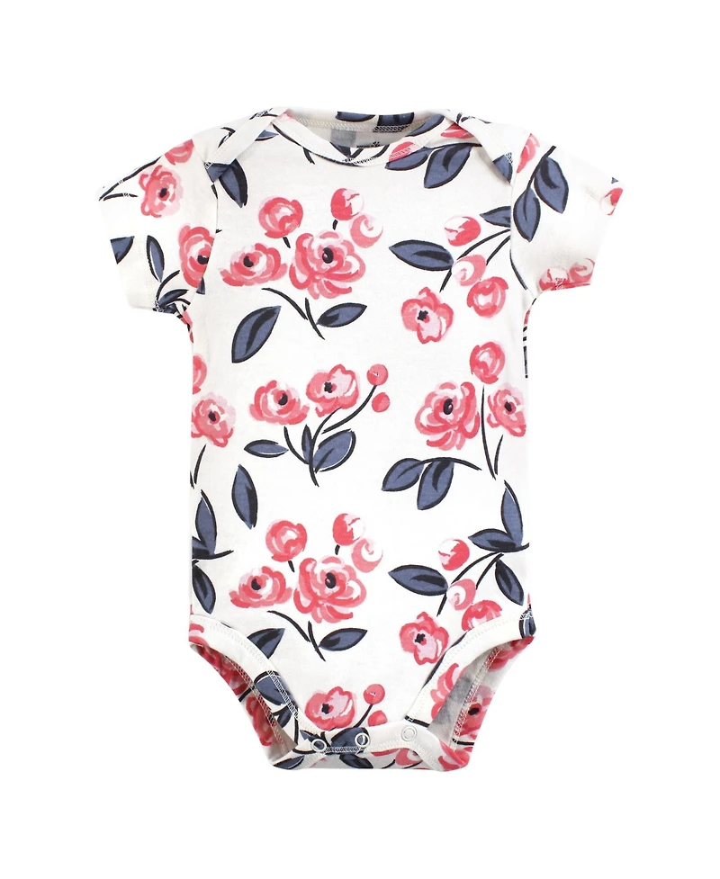 Touched by Nature Baby Girls Organic Cotton Bodysuits