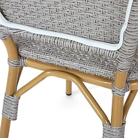 Outdoor Cafe Accent Chair Set (Set of 2)