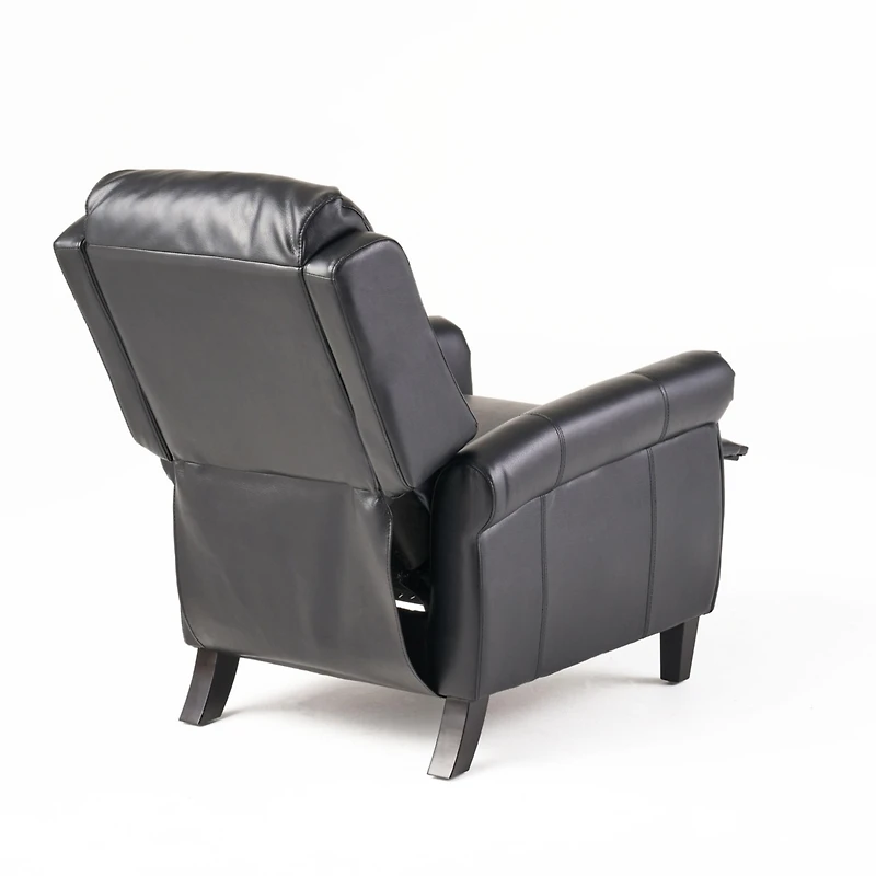 Streamdale Memphis Pu Leather Club Chair, Espresso Finish
