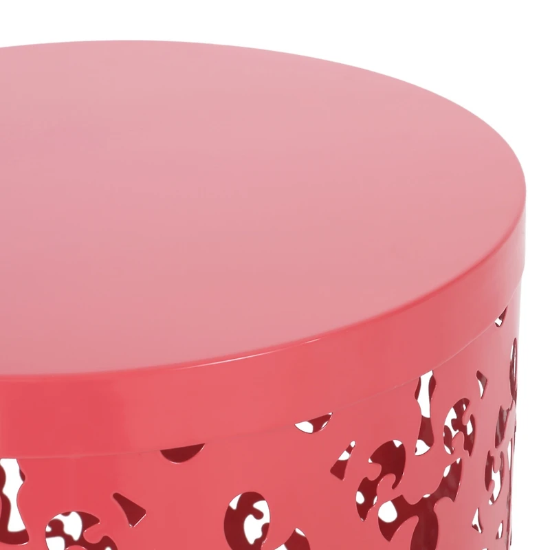 Streamdale Chic Iron-Cut Side Table Set with Clean Lines and Sturdy Structure