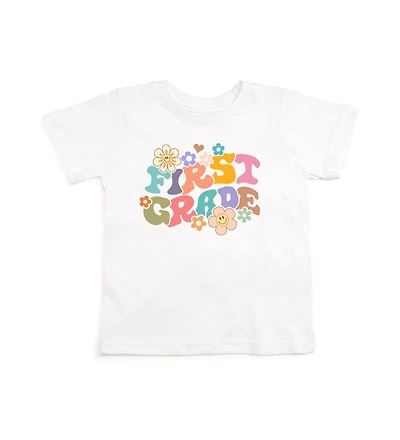 Sweet Wink Little and Big Girls First Grade Retro Short Sleeve T-Shirt