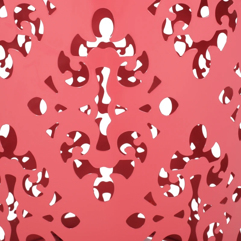 Streamdale Modern Iron Cut Side Table with Cylindrical Design