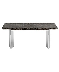 Tribesigns 94.5-Inch Conference Table for 10 People, Industrial 8 Ft Meeting Table with Two Grommets, Rectangular Podcast Training Table
