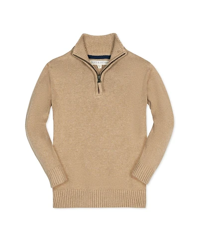 Hope & Henry Boys Organic Long Sleeve Half Zip Pullover Sweater