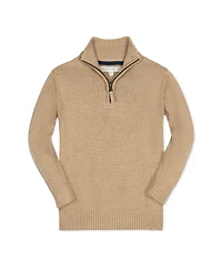 Hope & Henry Boys Organic Long Sleeve Half Zip Pullover Sweater