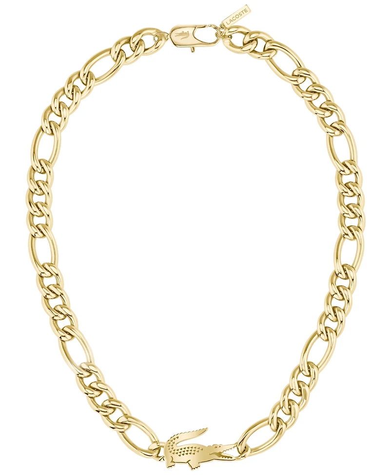 Lacoste Women's Crocodile Ip Plated Necklace