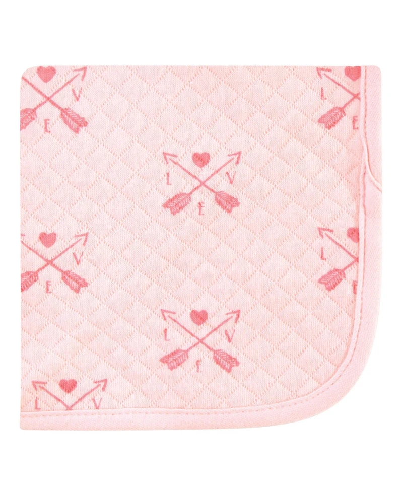 Hudson Baby Girls 12Pk Quilted Washcloth
