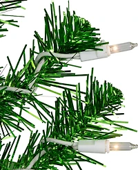 Northlight 2' Paradise Lime Green Tinsel Pine Artificial Tree