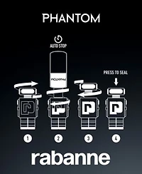 Rabanne Mens Phantom Eau De Toilette Fragrance Collection