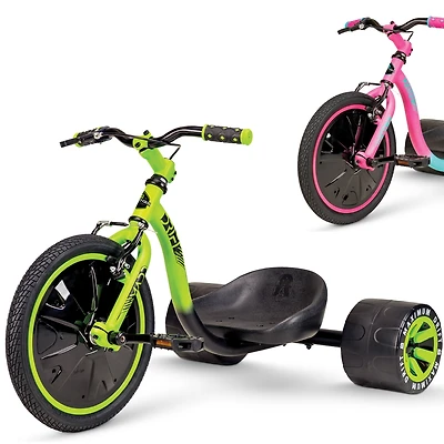 Madd Gear Drift Trike – Kids Ride-On with Adjustable Seat - Pink
