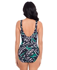 Miraclesuit Women's Palma Verde Escape Tummy-Control One-Piece Swimsuit